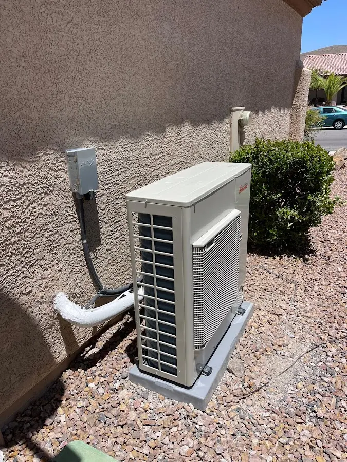Residential air conditioning condenser unit in Corvallis